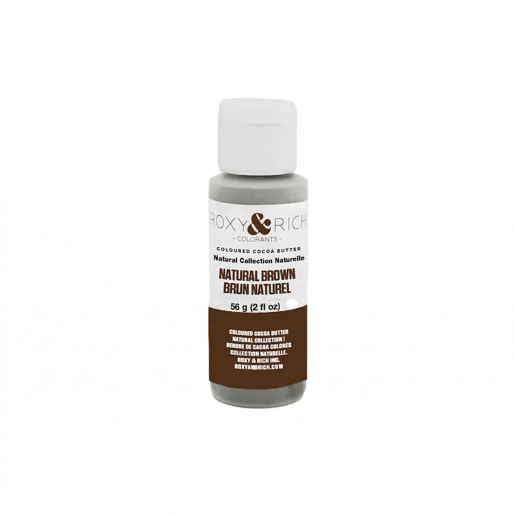 ROXY & RICH Natural Brown Coloured Cocoa Butter - Canadian Distribution - Ships Free Within Canada on Orders Above CAD $199