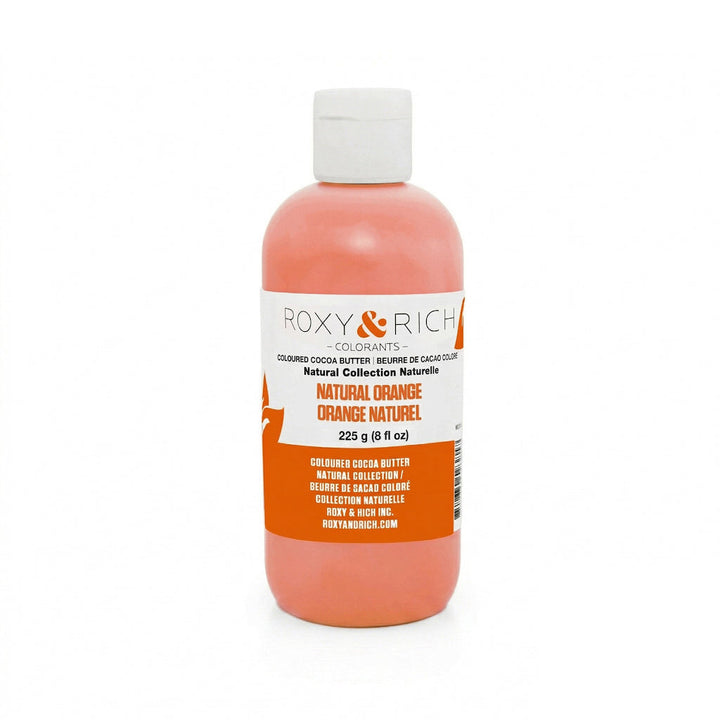ROXY & RICH Natural Orange Coloured Cocoa Butter - Canadian Distribution - Ships Free Within Canada on Orders Above CAD $199