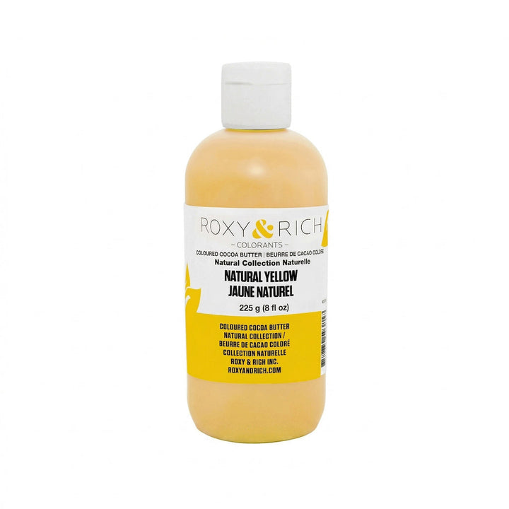 ROXY & RICH Natural Yellow Coloured Cocoa Butter - Canadian Distribution - Ships Free Within Canada on Orders Above CAD $199