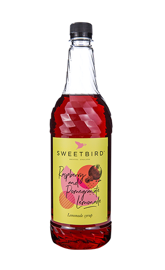 Sweetbird Syrup - Raspberry and Pomegranate Lemonade - 6 x 1 L Case