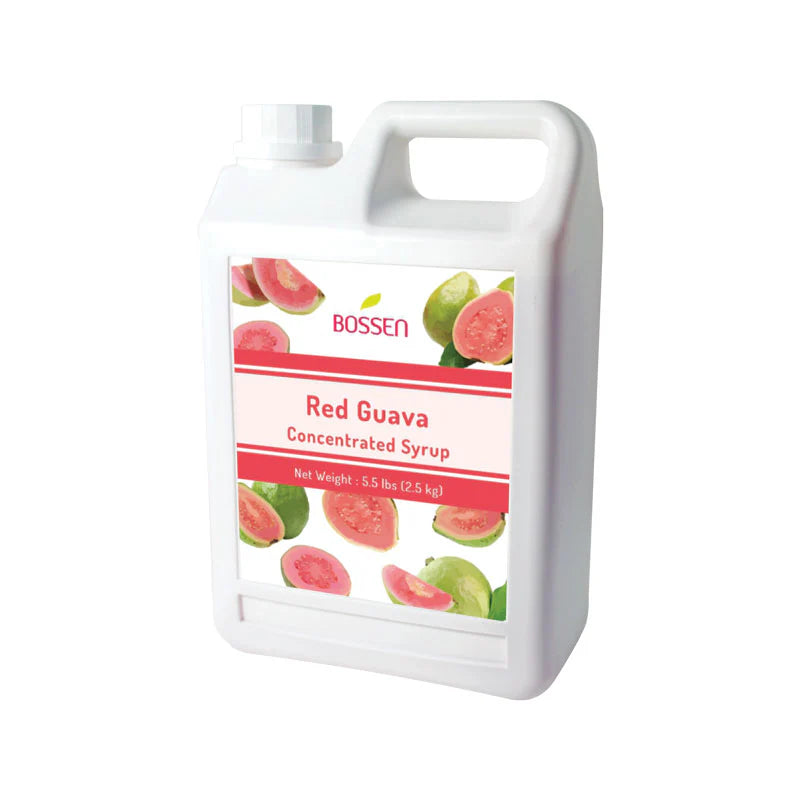 Red Guava Fruit Syrup Fun Foods Canada - Bossen Wholesalers