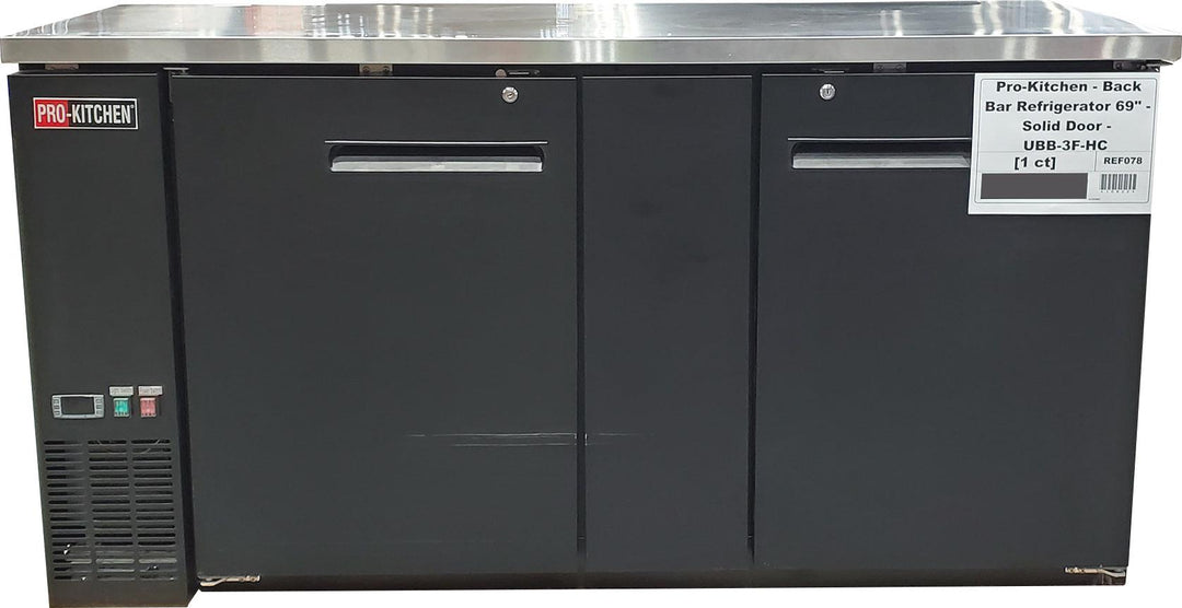 Pro-Kitchen - Back Bar Refrigerator 59" - Solid Door - UBB-2F-HC