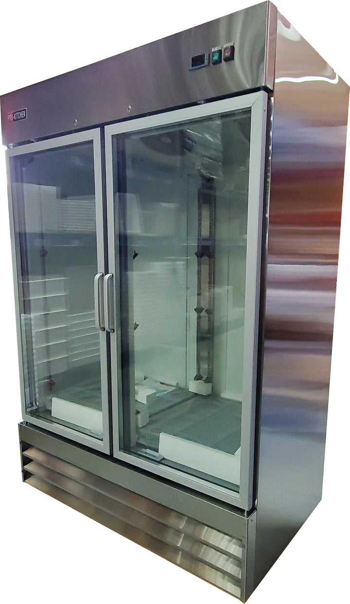 CLR - PK - Reach-in Glass 2 Door Refrigerator (47CF) 54x32x83" - CFD2RRG