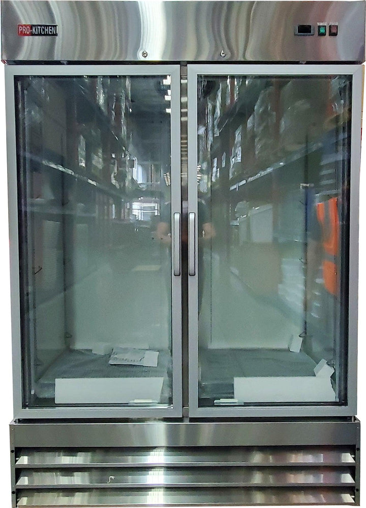 CLR - PK - Reach-in Glass 2 Door Refrigerator (47CF) 54x32x83" - CFD2RRG