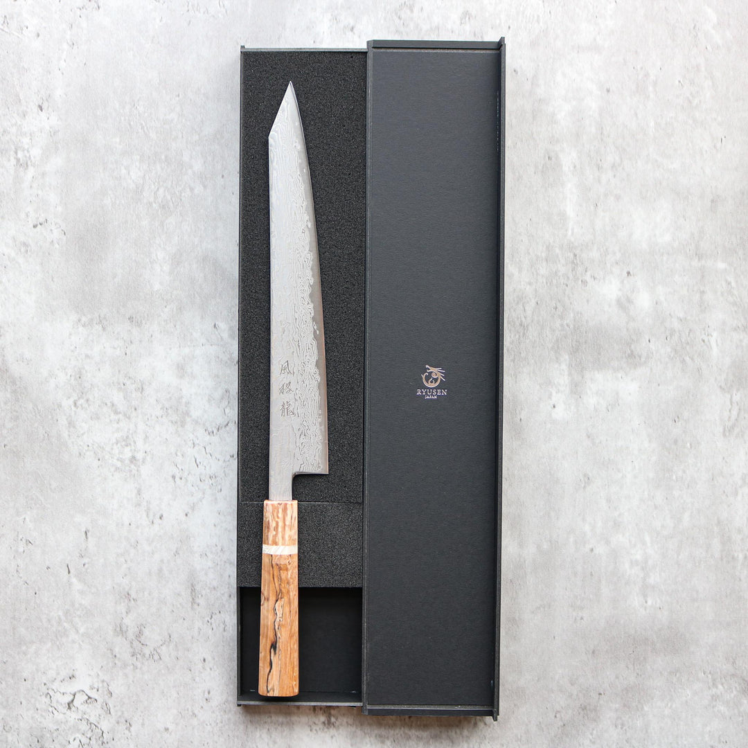 Couteau à aiguiser Ryusen Hamono Fukaku-ryu Sujihiki 270 mm