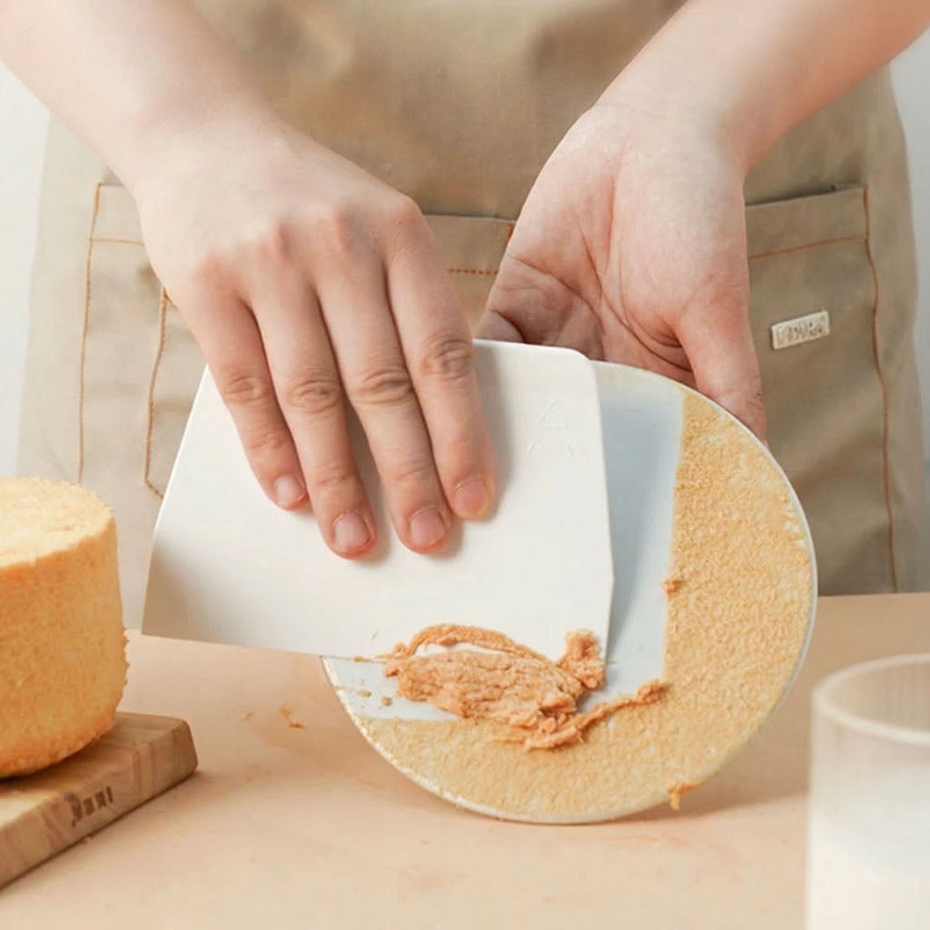 SANNENG Antibacterial PP Dough Scraper (Hard/Rigid), 133 × 95 mm - Canadian Distribution - Ships Free Within Canada on Orders Above CAD $199