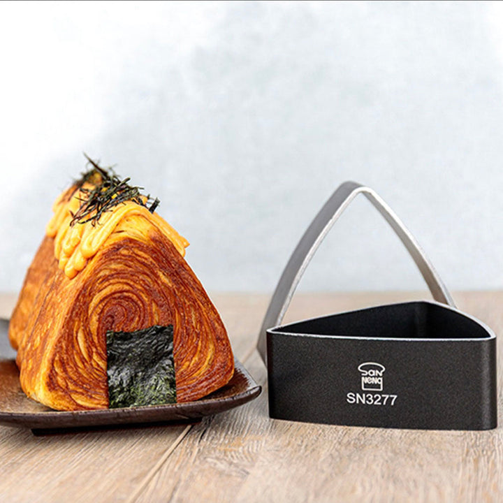 SANNENG Non-Stick Triangular Ring Mould, 100 × 93 × 40 mm - Canadian Distribution - Ships Free Within Canada on Orders Above CAD $199