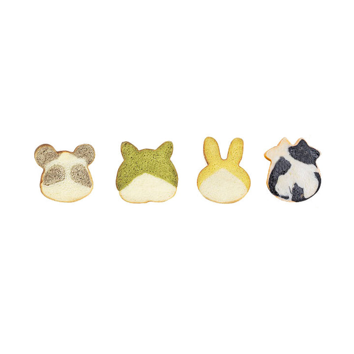 SANNENG Nonstick Rabbit Shape Shokupan Toast Box Pan with Sliding Lids, 6.4 × 5.3 in - Canadian Distribution - Ships Free Within Canada on Orders Above CAD $199