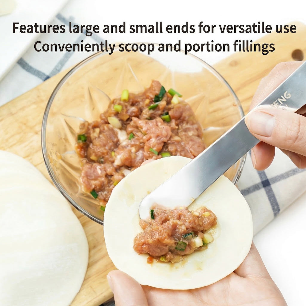SANNENG Stainless Steel Multi-Purpose Spatula, 8 in - Canadian Distribution - Ships Free Within Canada on Orders Above CAD $199