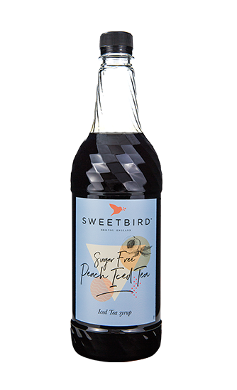 Sweetbird Syrup - Sugar Free Peach Iced Tea - 6 x 1 L Case
