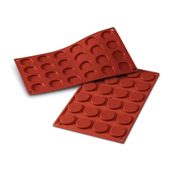 SILIKOMART SF030 Mini Florentine Silicone Mould Ø35 mm - Canadian Distribution - Ships Free Within Canada on Orders Above CAD $199
