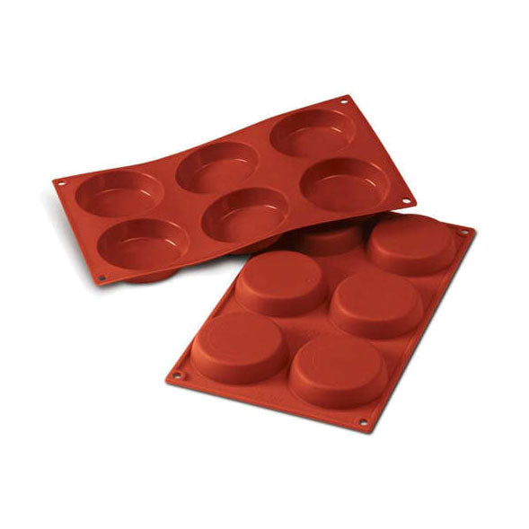 SILIKOMART SF047 Flan Silicone Mould Ø80 mm - Canadian Distribution - Ships Free Within Canada on Orders Above CAD $199