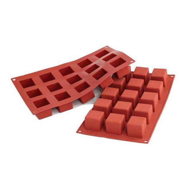 SILIKOMART SF105 Cube Silicone Mould 35 x 35 mm - Canadian Distribution - Ships Free Within Canada on Orders Above CAD $199