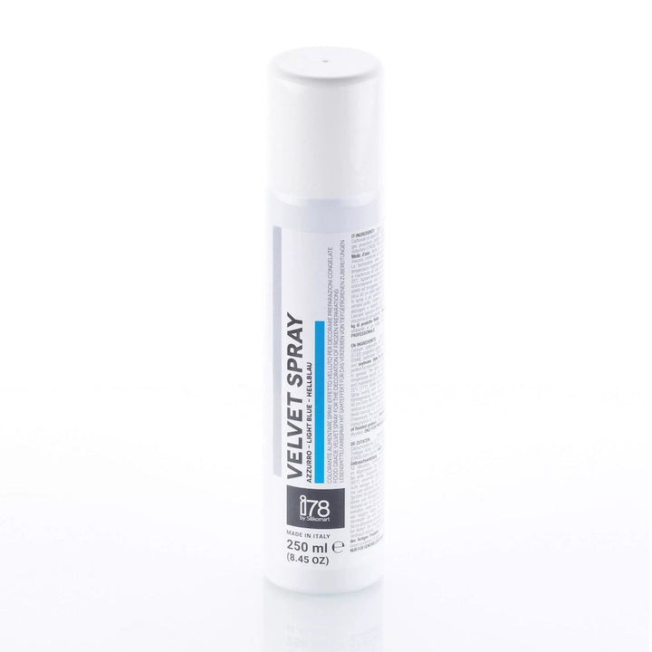 SILIKOMART Cocoa Butter Velvet Spray Light Blue, 250 ml - Canadian Distribution - Ships Free Within Canada on Orders Above CAD $199
