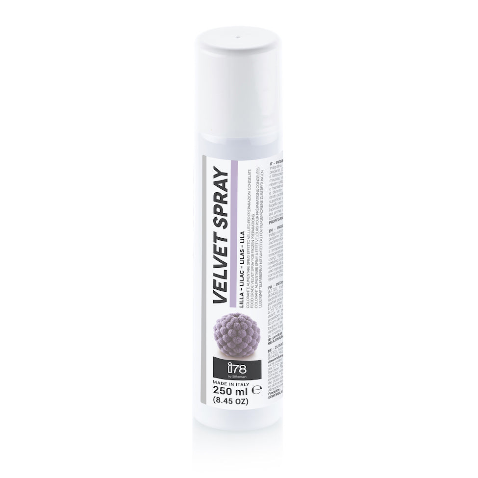 SILIKOMART Cocoa Butter Velvet Spray Lilac, 250 ml - Canadian Distribution - Ships Free Within Canada on Orders Above CAD $199