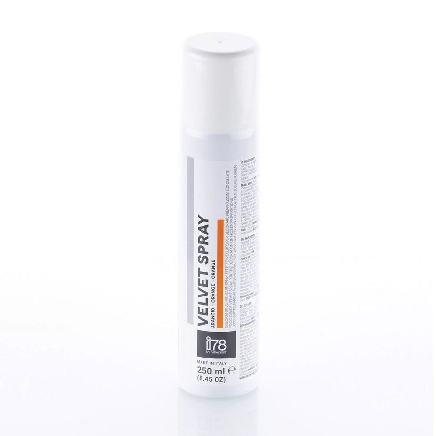SILIKOMART Cocoa Butter Velvet Spray Orange, 250 ml - Canadian Distribution - Ships Free Within Canada on Orders Above CAD $199
