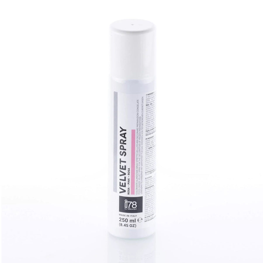 SILIKOMART Cocoa Butter Velvet Spray Pink, 250 ml - Canadian Distribution - Ships Free Within Canada on Orders Above CAD $199