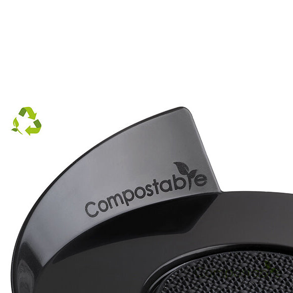 SILIKOMART Compostable Black Trays, Round Ø86 mm - Canadian Distribution - Ships Free Within Canada on Orders Above CAD $199
