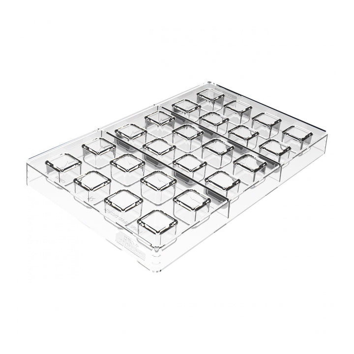 SILIKOMART Cubo 01 Tritan Chocolate Mould Kit, Bonbon
