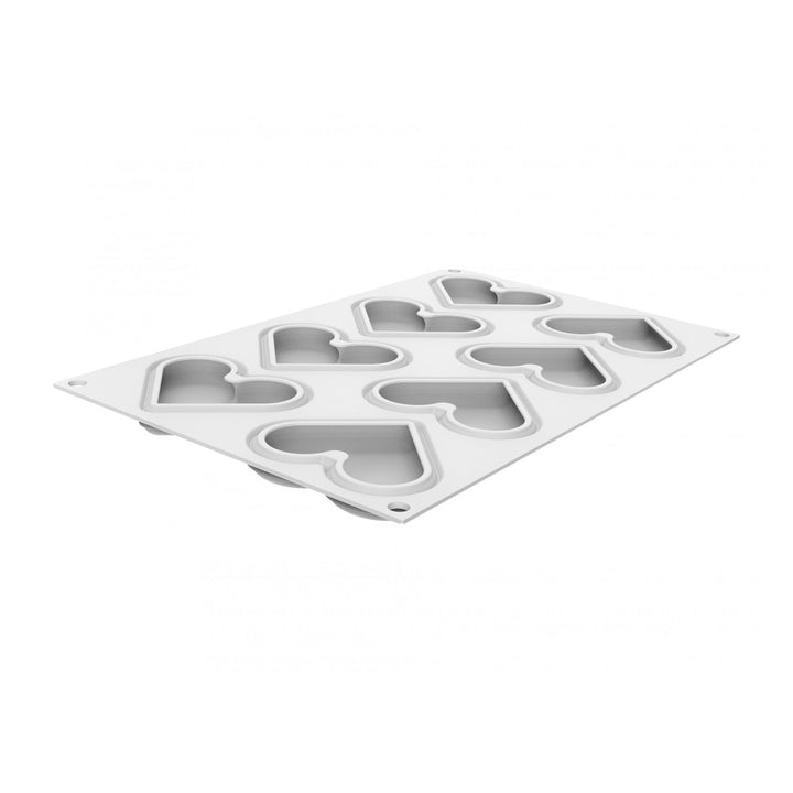 SILIKOMART Level Hearts 35 (Silicone Mould + Cutter) - Canadian Distribution - Ships Free Within Canada on Orders Above CAD $199