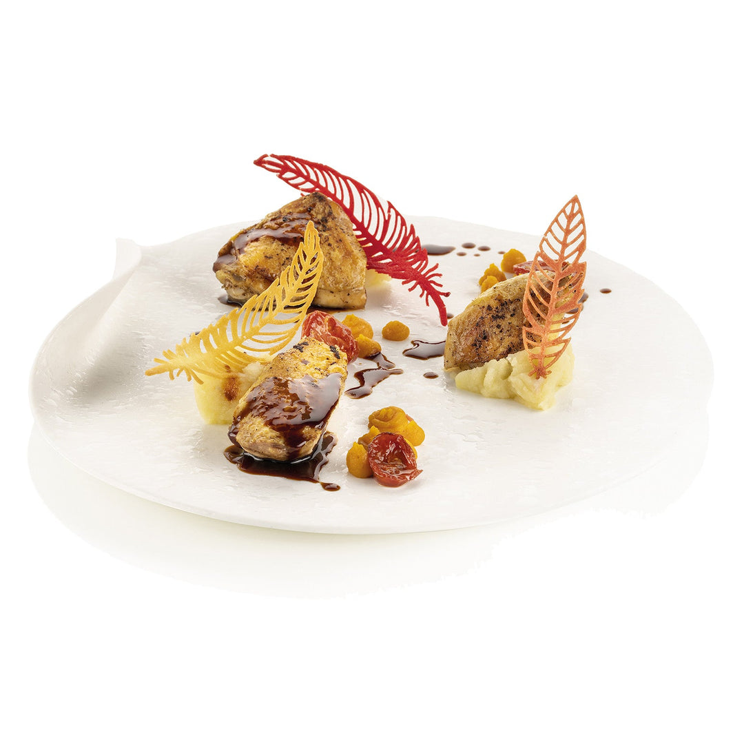 SILIKOMART Piuma Silicone Decor Mould for Tuile and Chocolate - Canadian Distribution - Ships Free Within Canada on Orders Above CAD $199