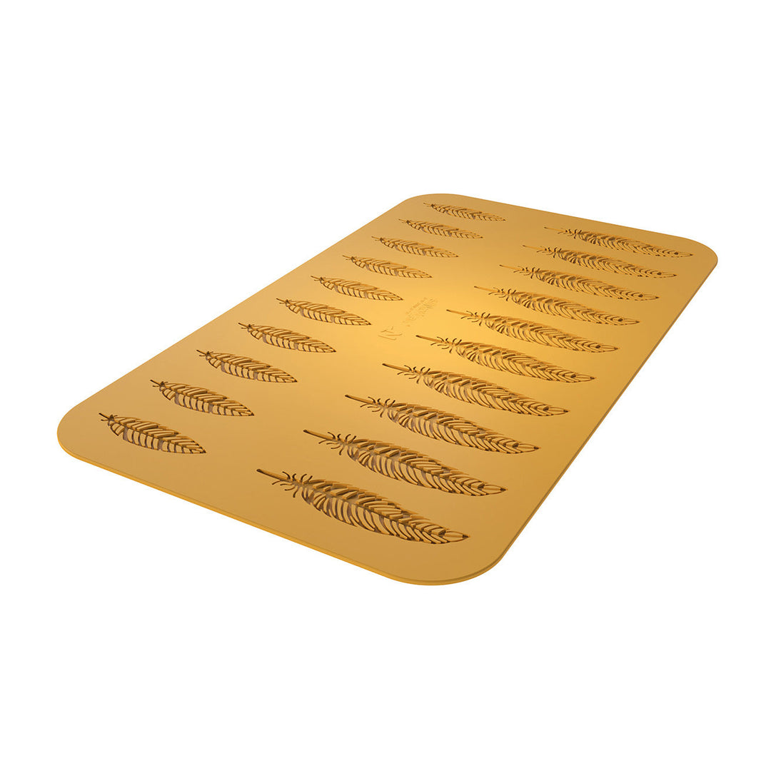 SILIKOMART Piuma Silicone Decor Mould for Tuile and Chocolate - Canadian Distribution - Ships Free Within Canada on Orders Above CAD $199