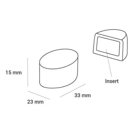 SILIKOMART Ovale 01 Tritan Chocolate Mould Kit, Bonbon