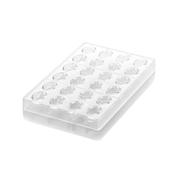 SILIKOMART Ovale 01 Tritan Chocolate Mould Kit, Bonbon
