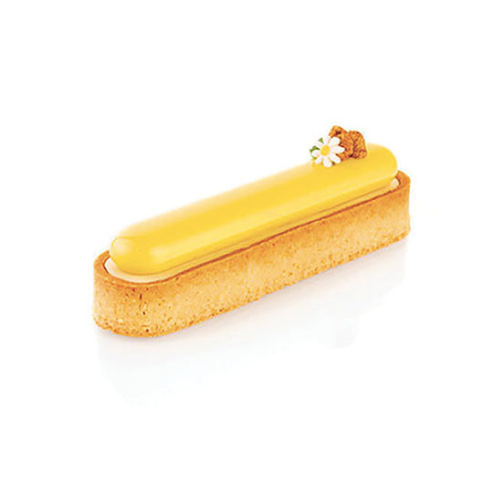 SILIKOMART Perforated Oblong Tart Rings (Set of 6), 146 x 34 mm - Canadian Distribution - Ships Free Within Canada on Orders Above CAD $199