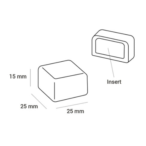 SILIKOMART Quadro 01 Tritan Chocolate Mould Kit, Bonbon