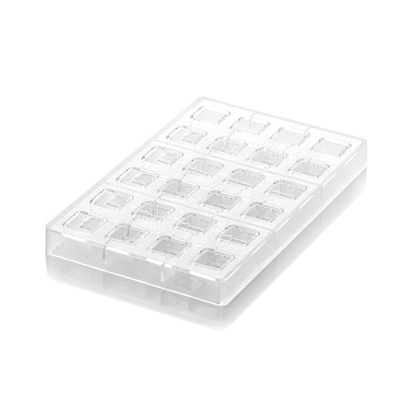SILIKOMART Quadro 01 Tritan Chocolate Mould Kit, Bonbon