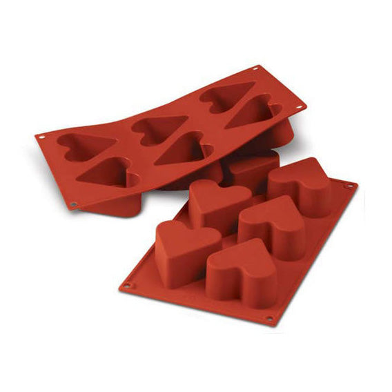 SILIKOMART SF036 Heart Silicone Mould Ø65 mm - Canadian Distribution - Ships Free Within Canada on Orders Above CAD $199