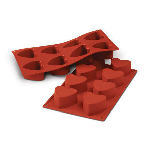 SILIKOMART SF040 Heart Silicone Mould Ø60 mm - Canadian Distribution - Ships Free Within Canada on Orders Above CAD $199