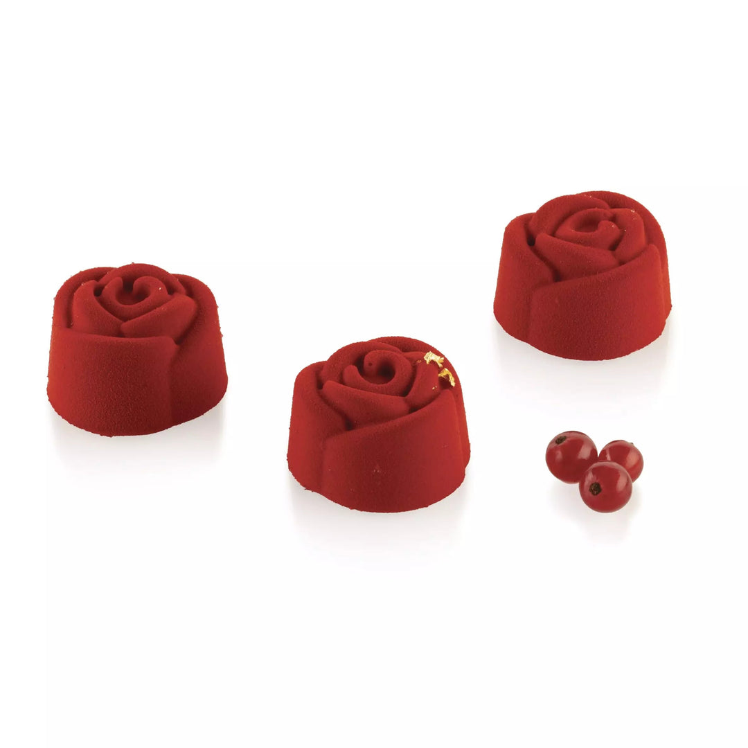 SILIKOMART SF074 Small Rose Silicone Mould Ø44 mm - Canadian Distribution - Ships Free Within Canada on Orders Above CAD $199