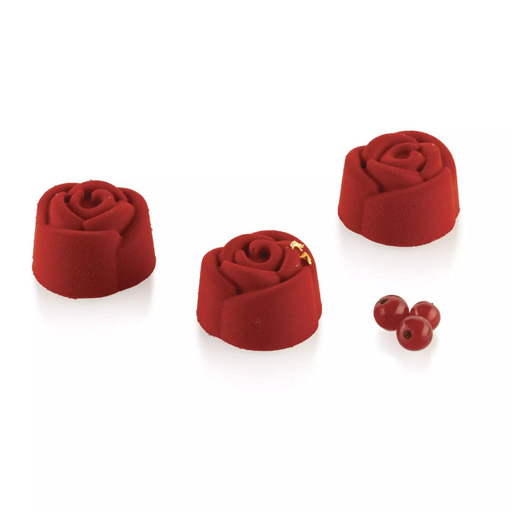 SILIKOMART SF074 Small Rose Silicone Mould Ø44 mm - Canadian Distribution - Ships Free Within Canada on Orders Above CAD $199