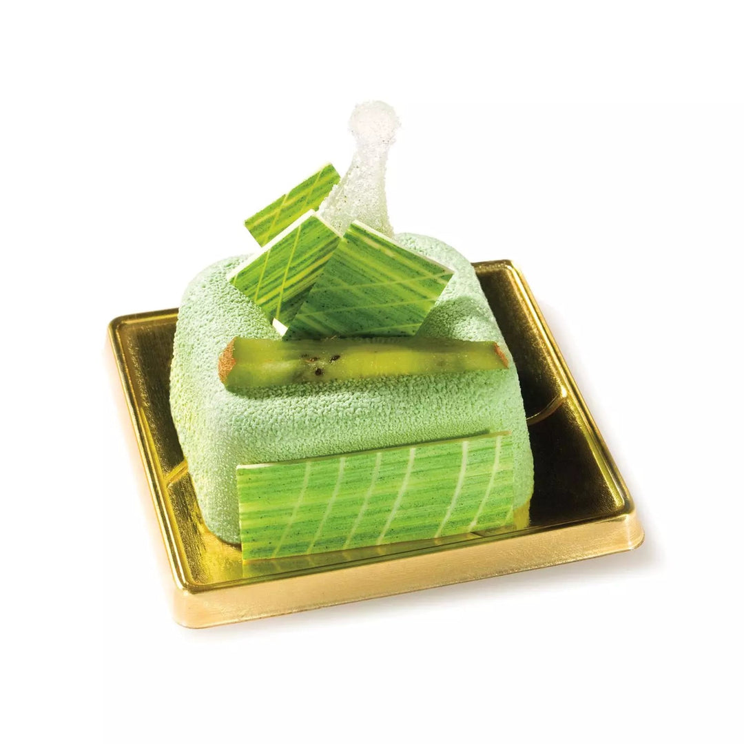 SILIKOMART SF082 Big Square Savarin Silicone Mould 65 x 65 mm - Canadian Distribution - Ships Free Within Canada on Orders Above CAD $199
