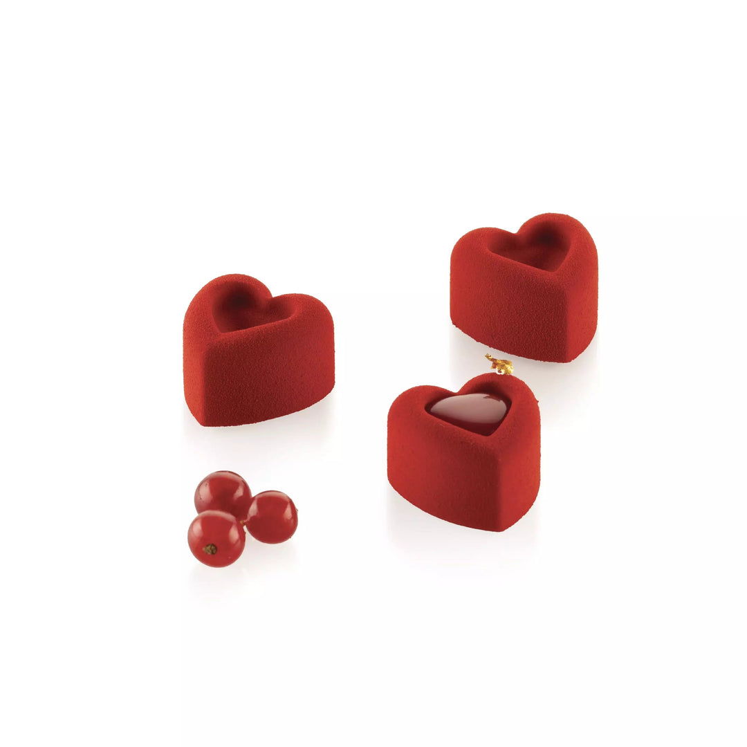 SILIKOMART SF089 Small Passion Silicone Mould 33 x 35 mm - Canadian Distribution - Ships Free Within Canada on Orders Above CAD $199