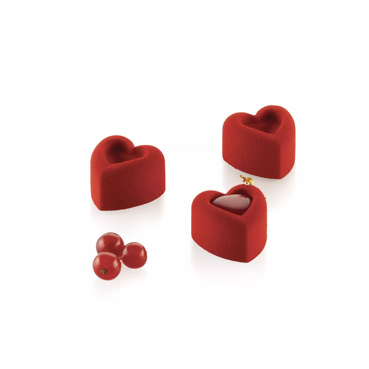 SILIKOMART SF089 Small Passion Silicone Mould 33 x 35 mm - Canadian Distribution - Ships Free Within Canada on Orders Above CAD $199