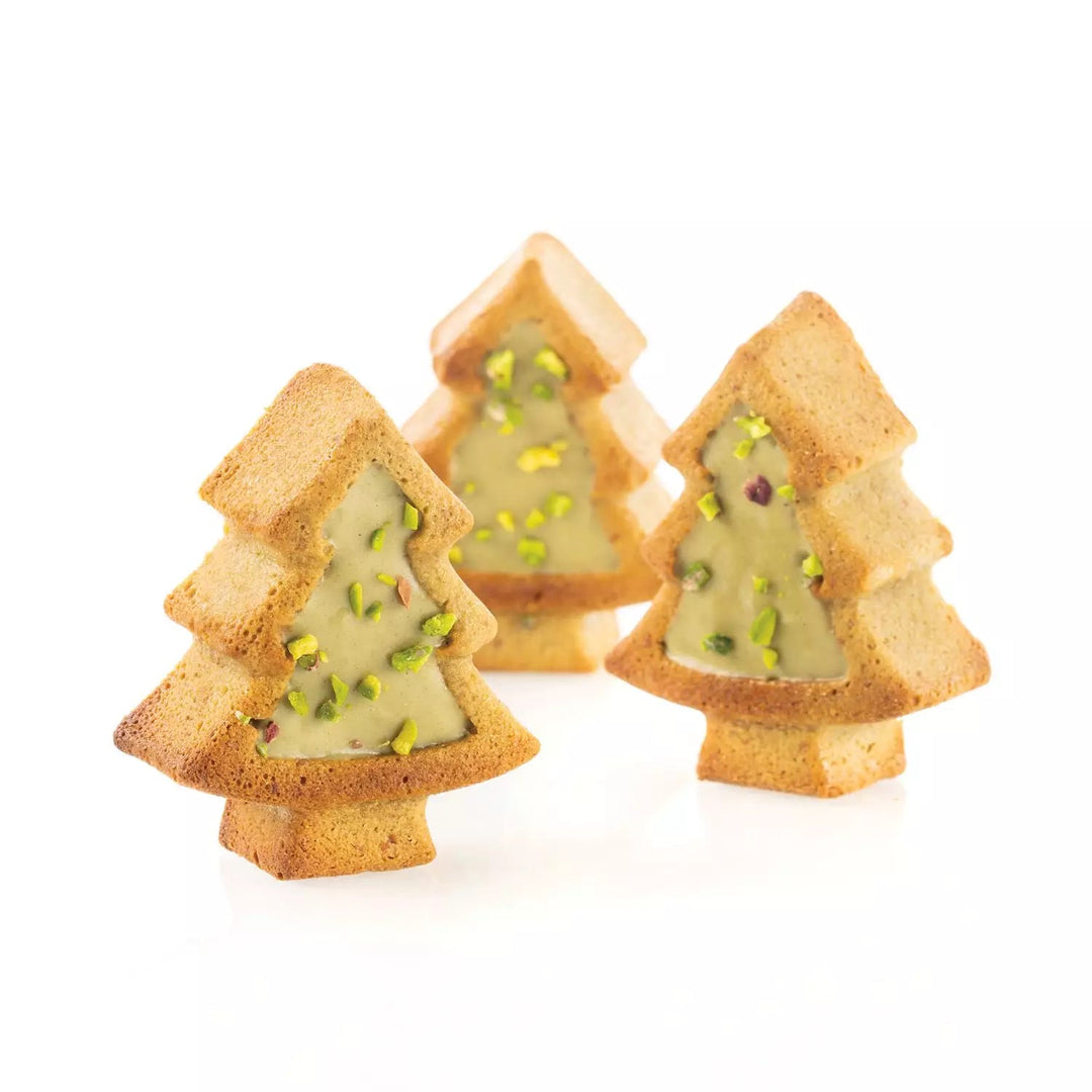 SILIKOMART SF108 Christmas Tree Silicone Mould 83.5 x 68 mm - Canadian Distribution - Ships Free Within Canada on Orders Above CAD $199