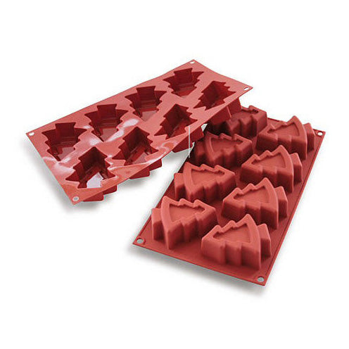 SILIKOMART SF108 Christmas Tree Silicone Mould 83.5 x 68 mm - Canadian Distribution - Ships Free Within Canada on Orders Above CAD $199