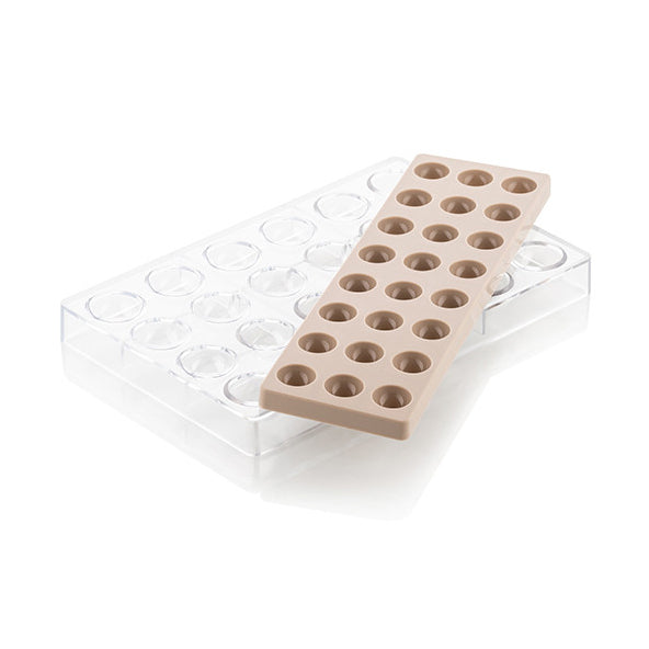 SILIKOMART Semisfera 01 Tritan Chocolate Mould Kit, Bonbon