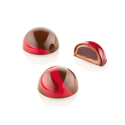 SILIKOMART Semisfera 01 Tritan Chocolate Mould Kit, Bonbon