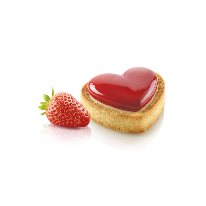 SILIKOMART Small Amore Tart Ring Kit (Silicone Mould + 8 Rings) - Canadian Distribution - Ships Free Within Canada on Orders Above CAD $199