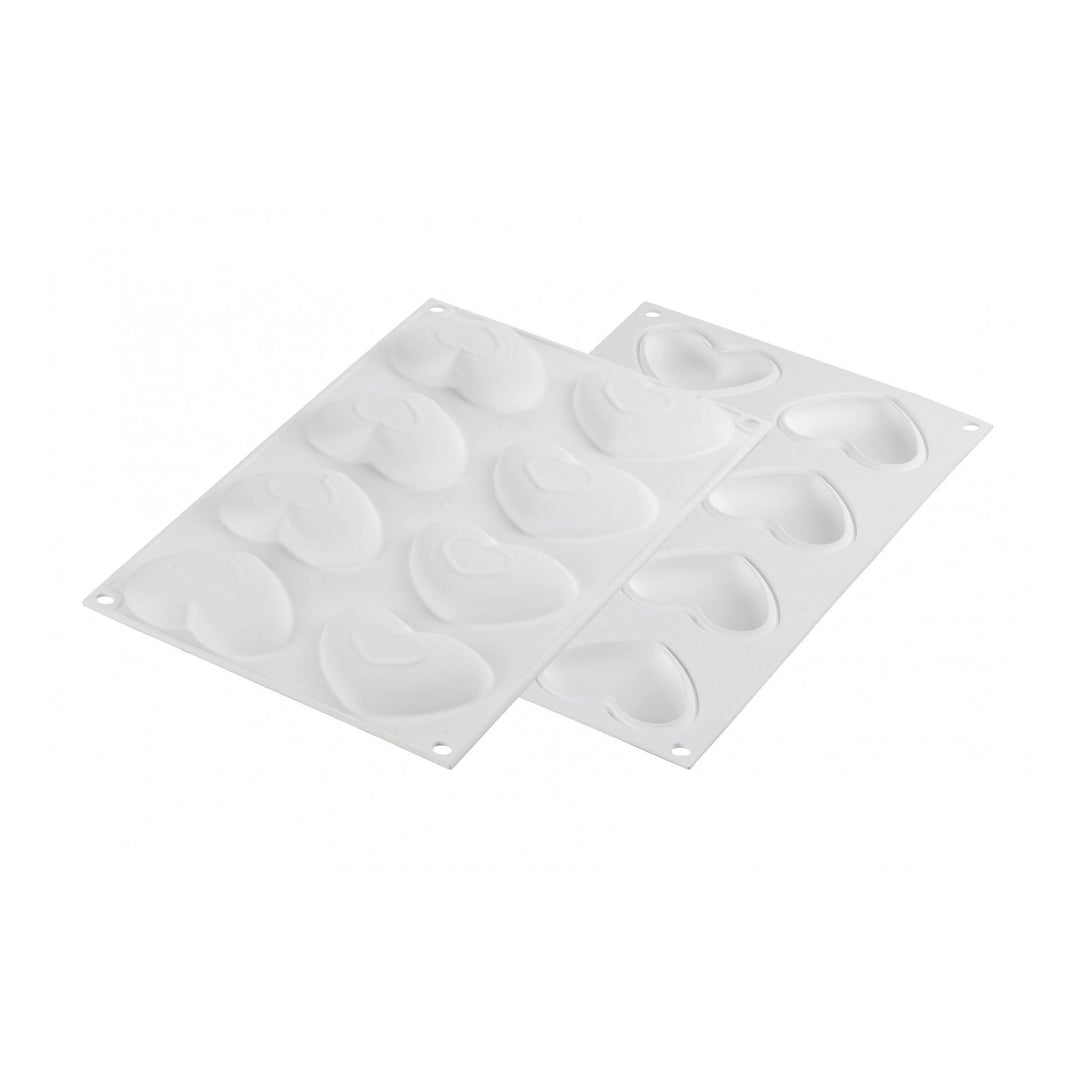 SILIKOMART Small Amore Tart Ring Kit (Silicone Mould + 8 Rings) - Canadian Distribution - Ships Free Within Canada on Orders Above CAD $199