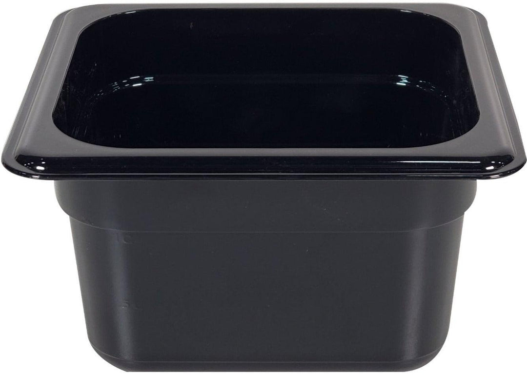 Poly Pan Black - 1/6 x 4" Deep