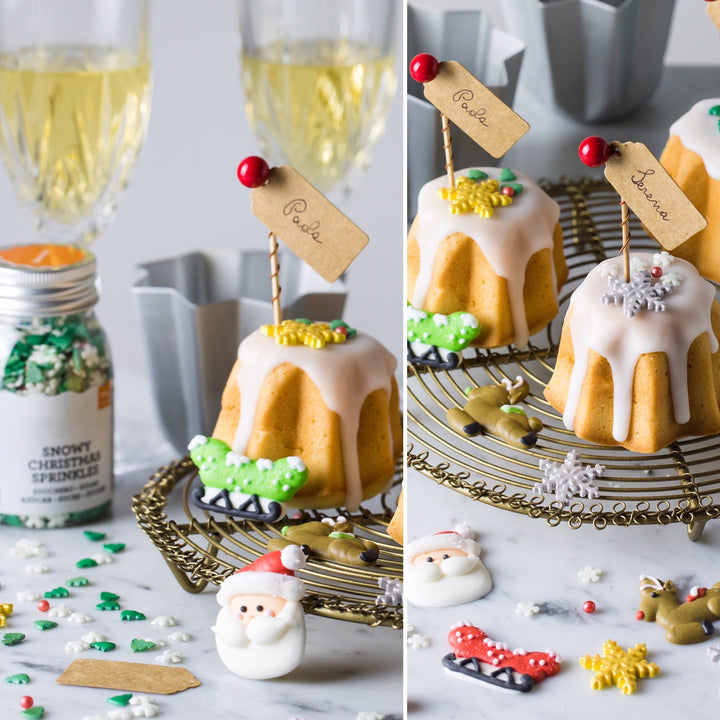 Décorations en sucre Père Noël – Faites à la main, 6 pièces (Liquidation) - Distribution canadienne - Livraison gratuite partout au Canada pour les commandes de plus de 199 CAD