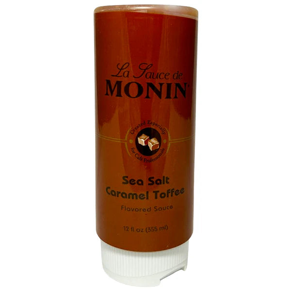 Sea Salt Caramel Toffee Sauce - Monin Canada - 6 x 12 oz