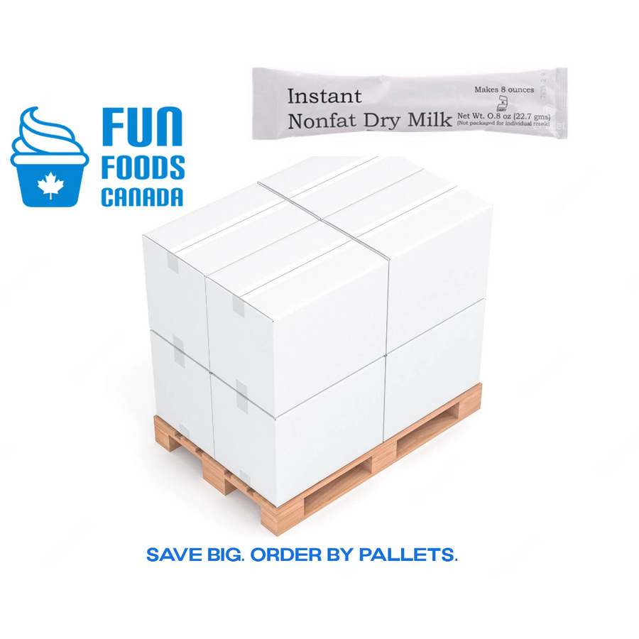 Single Serve - Kosher Instant Non Fat Dry Milk A&D 150/0.8 oz USA - Full Pallet