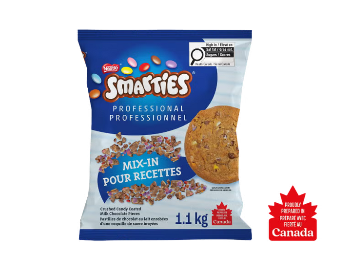 Smarties émiettés | 10 x 1,1 kg | Distribution canadienne | Livraison gratuite au Canada pour les commandes de plus de 199 $ CA