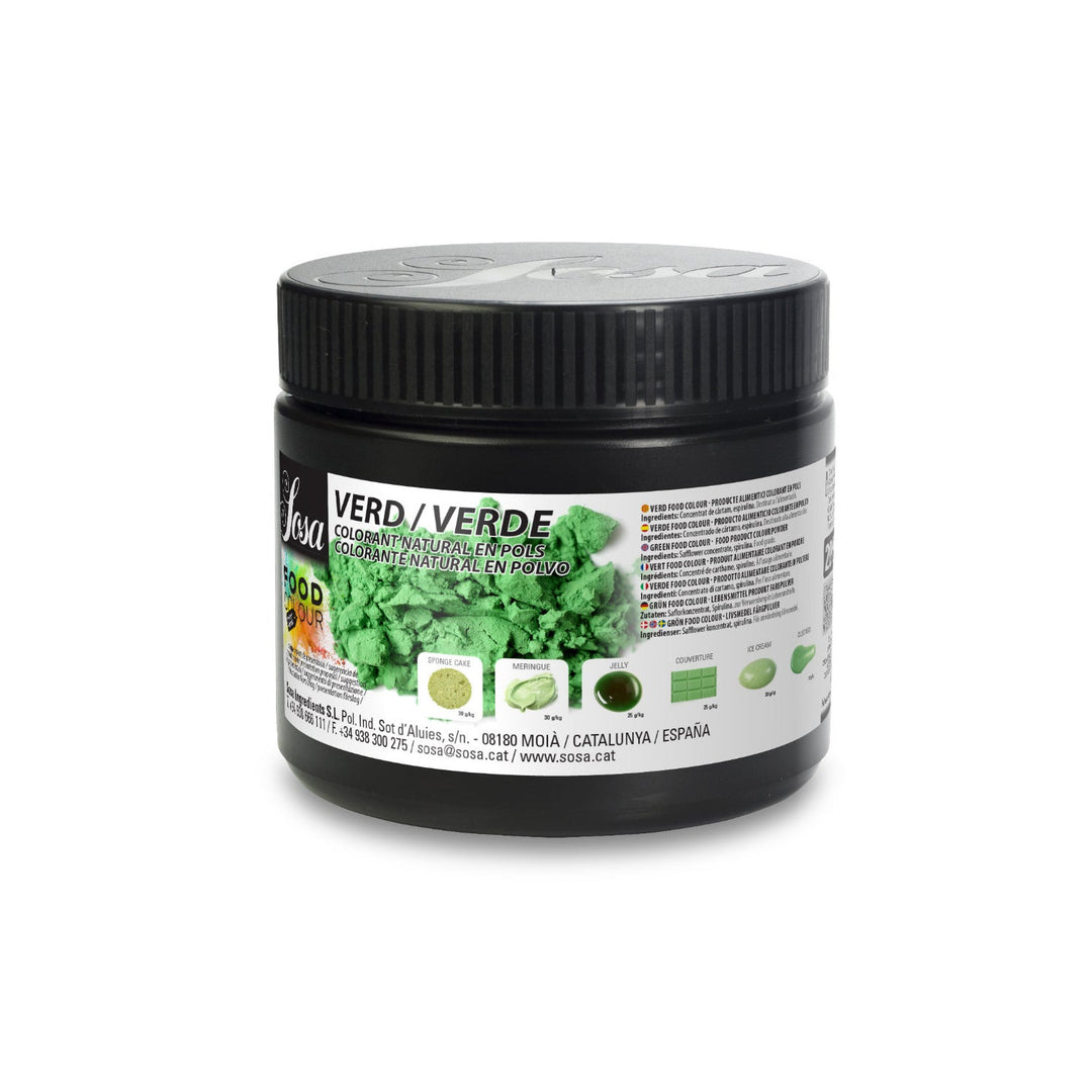 SOSA Natural Green Food Colouring Powder - 200g